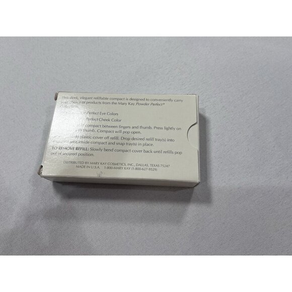 New In Box Mary Kay EMPTY Pink & Gold Color Compact with Mirror ~ Fast Ship - Picture 2 of 7